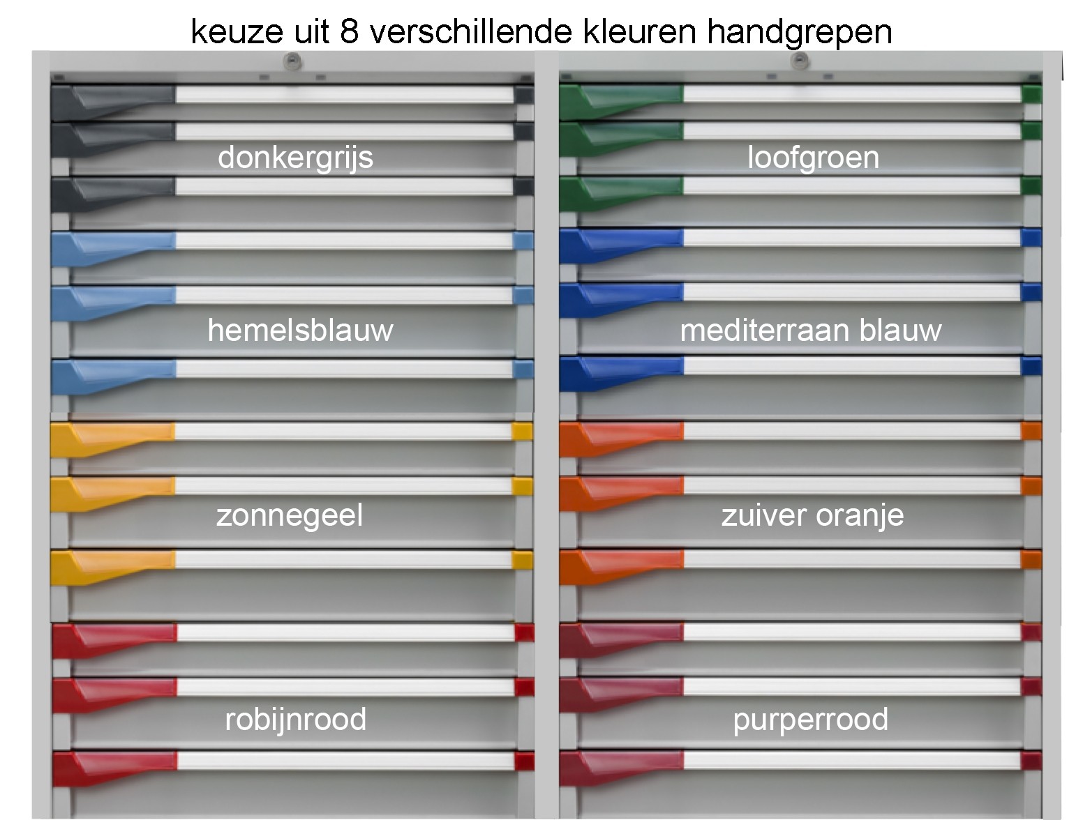 1218mmH - Ladenkast 6 laden mobiel DBM33R100S0 6