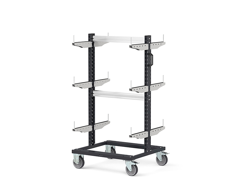  - Bincart met steunen voor horizontale opslag 761mmBx668mmDx1357mmH BINCART0708