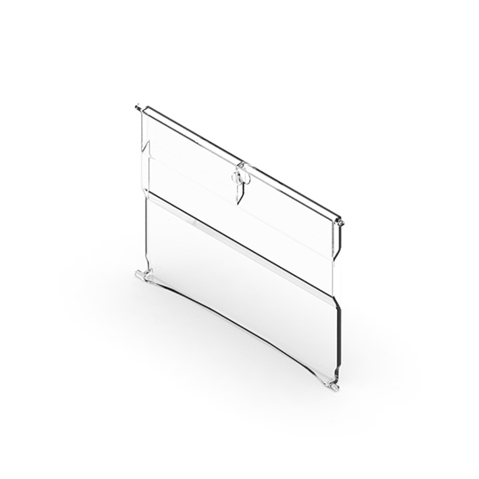  - Stofdeksel voor transportbak 600x400mm met zichtopening NXWC64